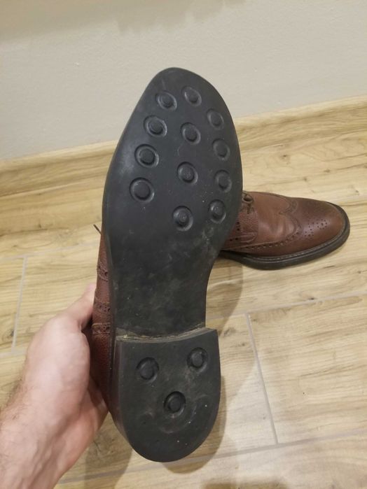 Church's туфлі броги дербі 43 42 uk 9.5 commando vibram ручна робота