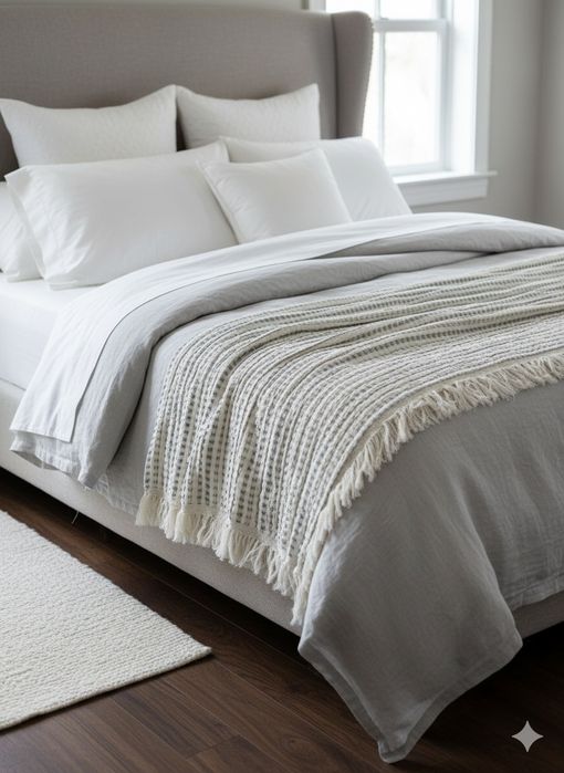 Mantas algodão decorativa