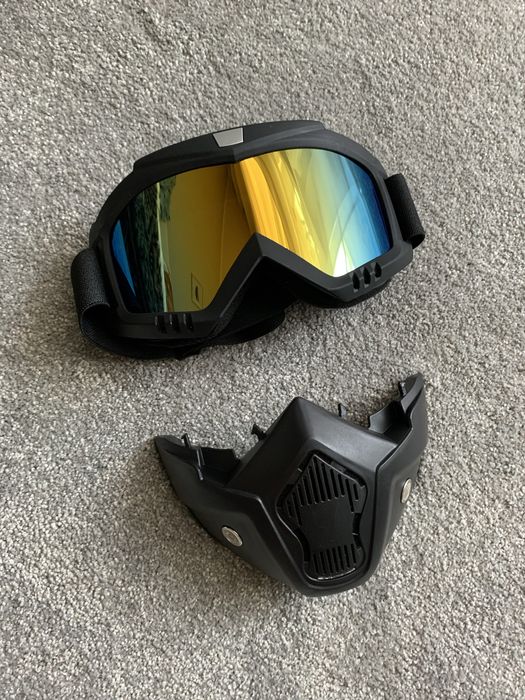 Очки маска для страйкбола пейнтбола тактическая вело мото маска