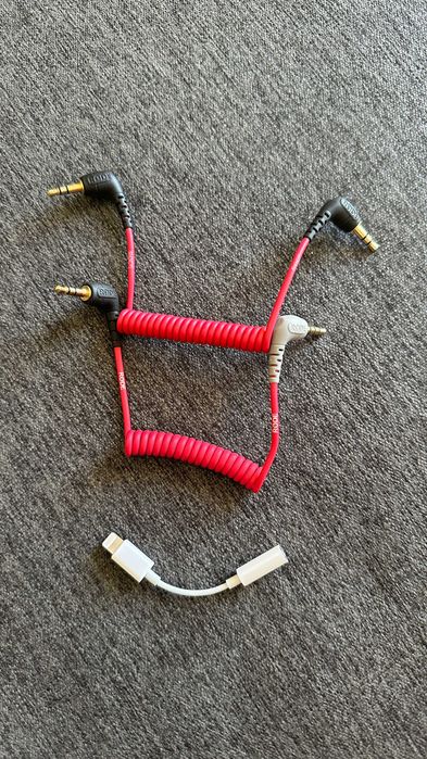 Rode Wireless Go Gen 1 + Cabos SC7/SC2 + Microfone Sony + Adaptador