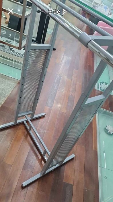 Charriot/ metal  com vidro