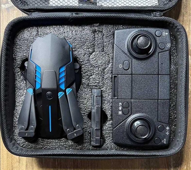 Дрон X6 PRO з 2х камерою 4К HD квадрокоптер для дітей 100м кейс: 1 450 ...