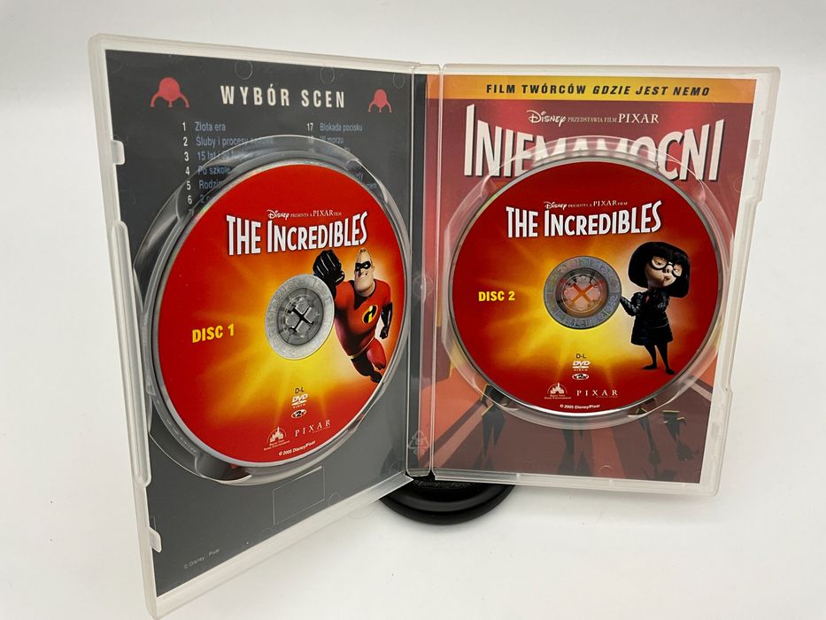 Iniemamocni 2 x DVD, The Incredibles, Animacja 2004, Disney, Pixar