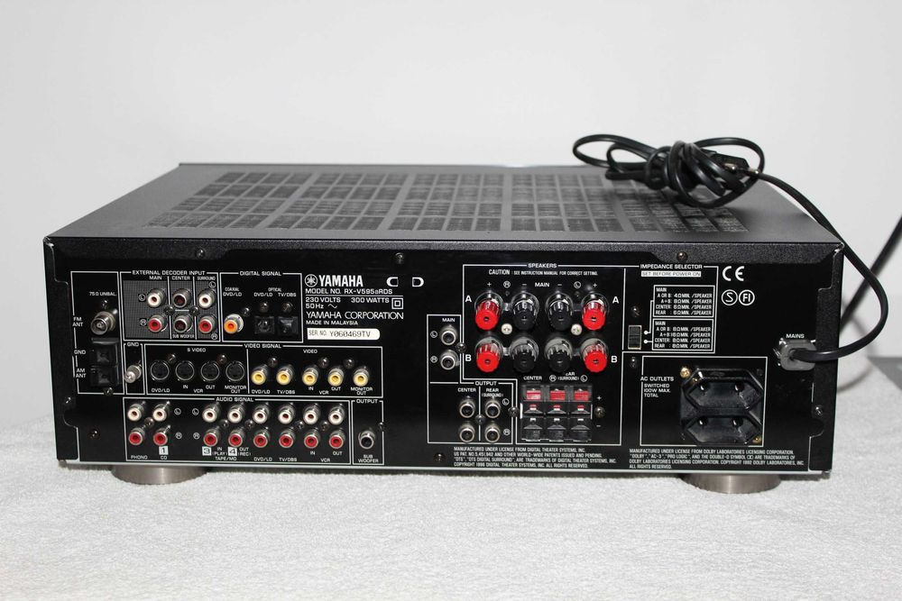 YAMAHA RX-V595aRDS Amplituner wzmacniacz kino domowe optyk Wysyłka