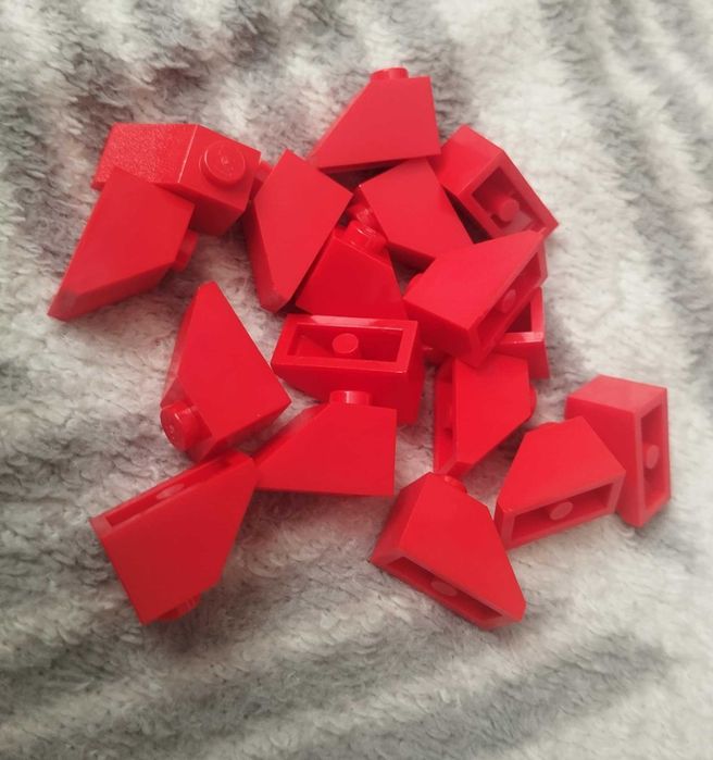 Lego 3040 Daszek 1x2 Czerwony 10 szt. Nowe Promocja