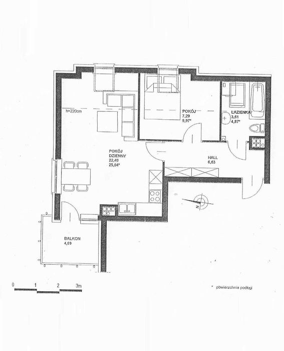 2 pokoje | 46,5 m² po podłodze | ul. Krzemieniecka | Klimatyzacja
