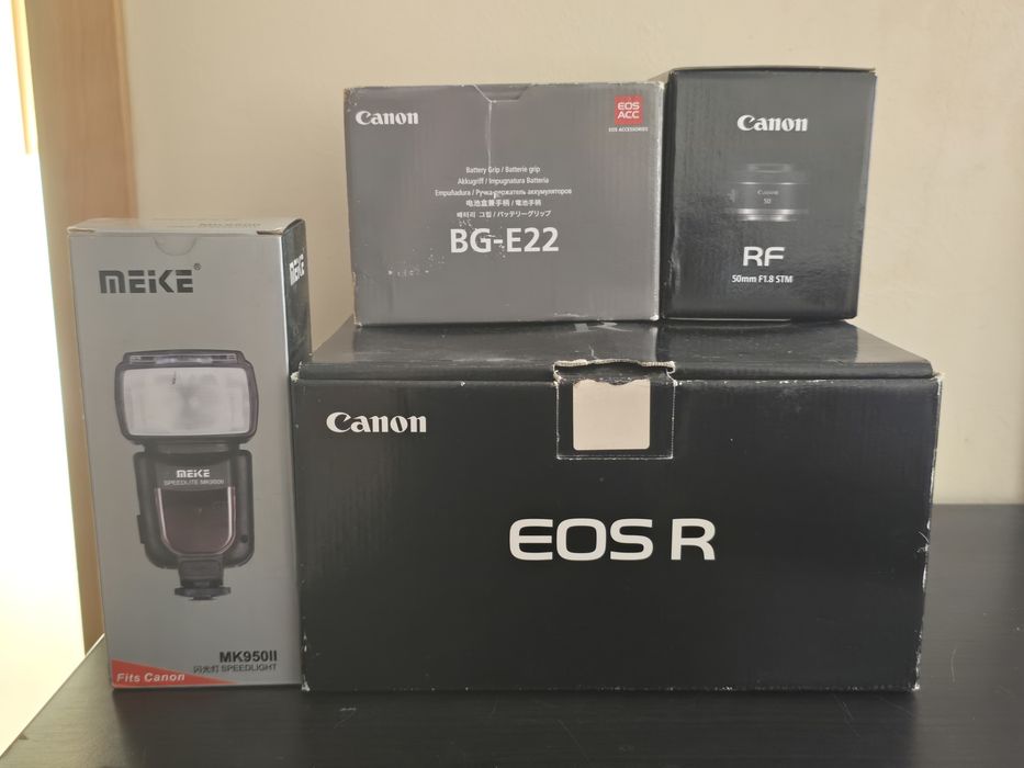 Canon EOS R + objectivas + Extras Pack Profissional