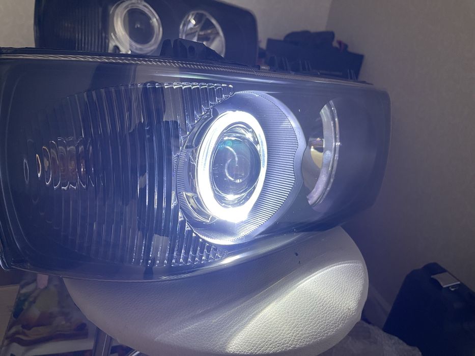 Фари даф 95/105 з bi-led лінзами AMS А3max truck ціна за пару