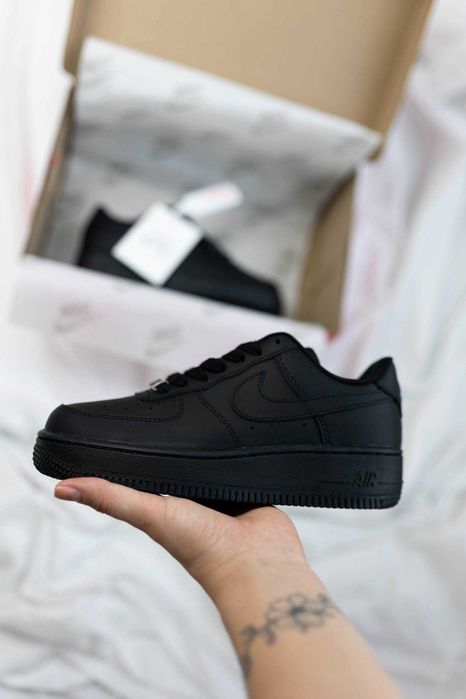 Кросівки Nike Air Force Black Premium Кроссовки Найк Форс (36-45)