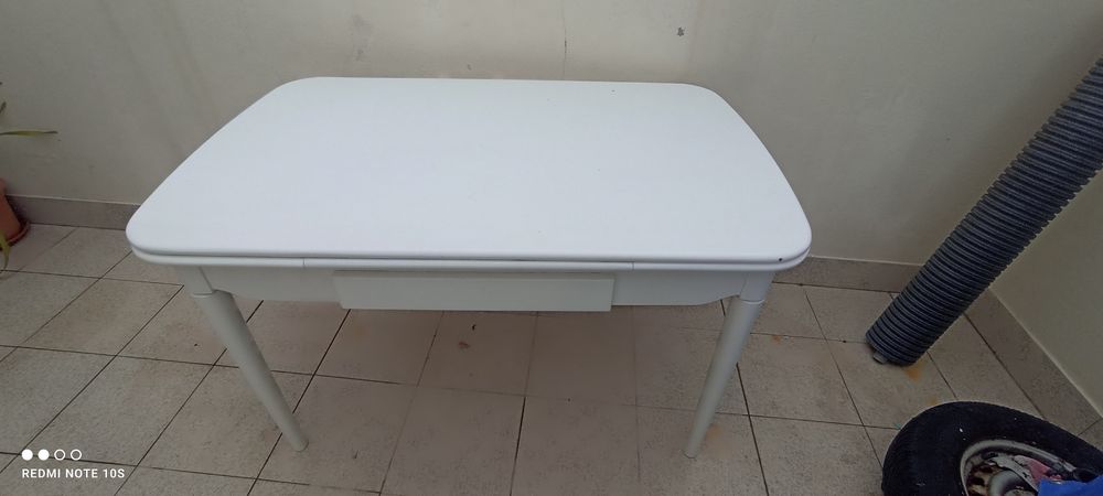 Mesa extensível madeira lacada
