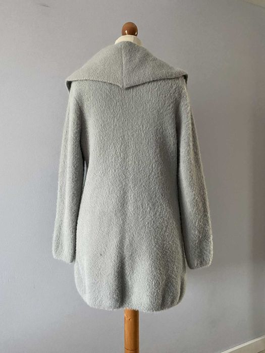 Alpaka kardigan kamizelka płaszcz narzutka bluza ocieplacz XXL