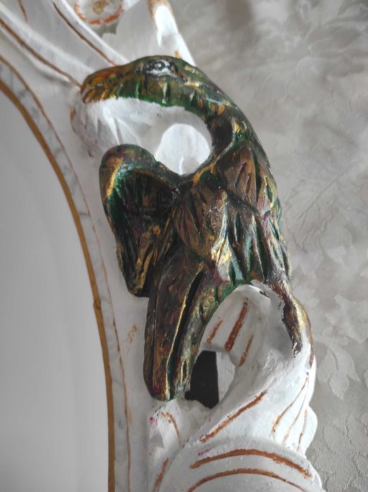 Espelho oval biselado