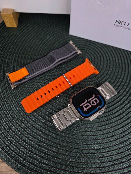 Smartwatch HK Ultra3 – AMOLED 2,12” • 2 paski • NOWY