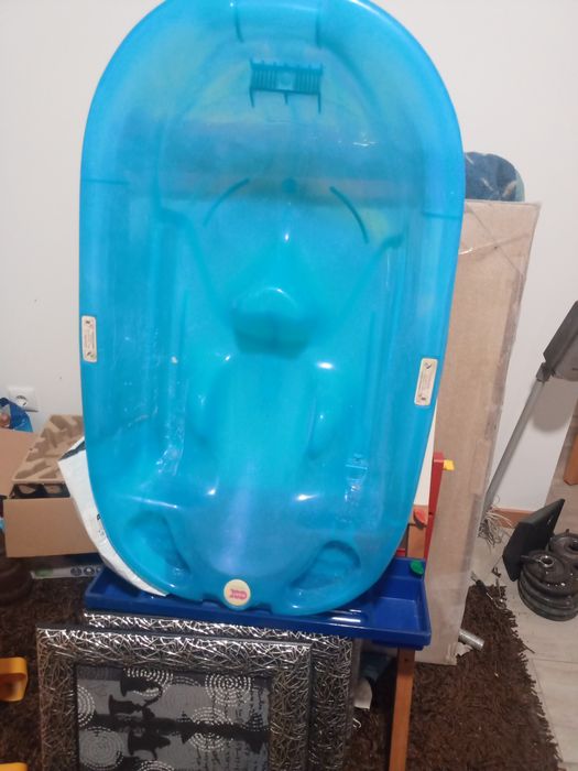 Banheira bebê azul