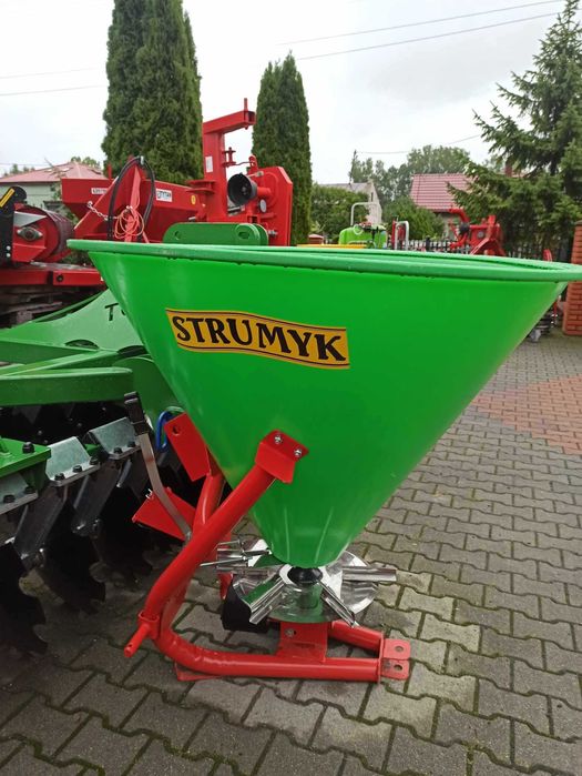 Rozsiewacz dwutalerzowy dwutarczowy Lejek 1tarczowy Strumyk Ocynkowany