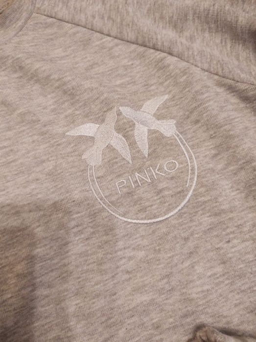 Pinko dres z haftowanym logo,mega