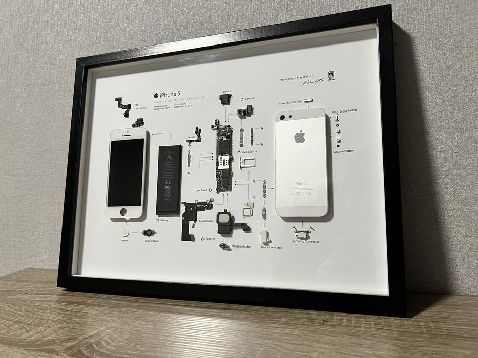 Картина з розібраного iPhone 5 | Hand-made | 2ndLife Frame 5