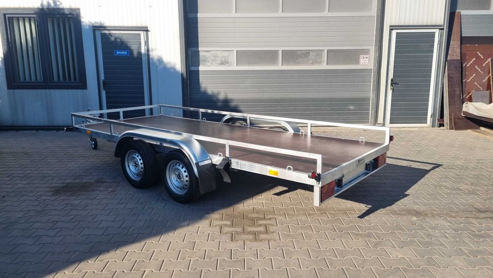 Przyczepka samochodowa na 2 Quady 400x156 750 kg Producent - TRANSPORT