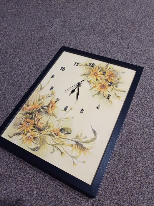 Zegar decoupage duży
