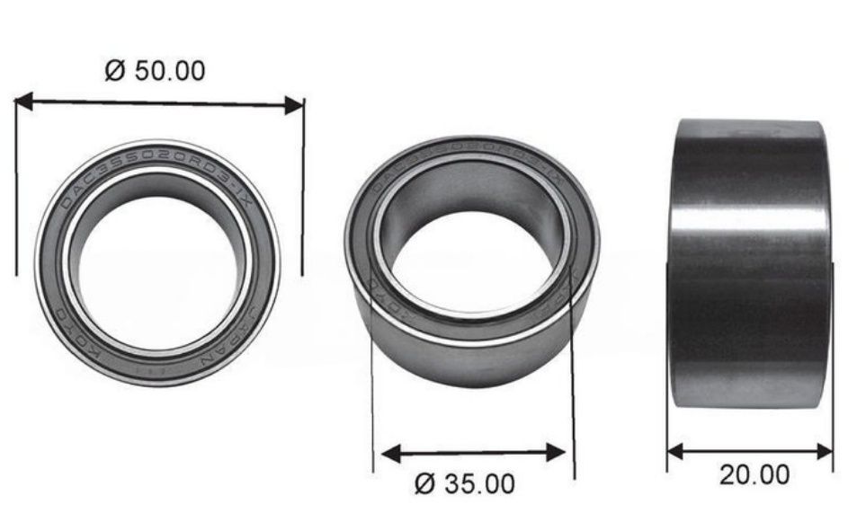 Підшипник муфти кондиціонера 32х55х20 Renault, Nissan