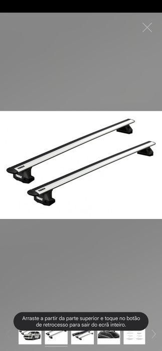 Barras tejadilho Porsche Cayenne 2010/2018