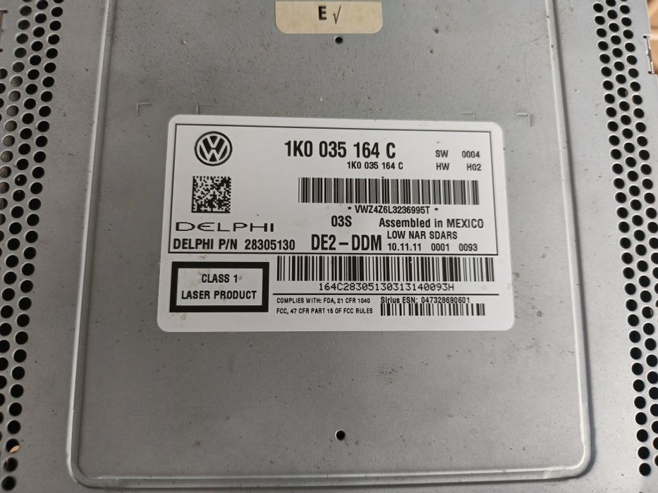 Машнітола Volkswagen