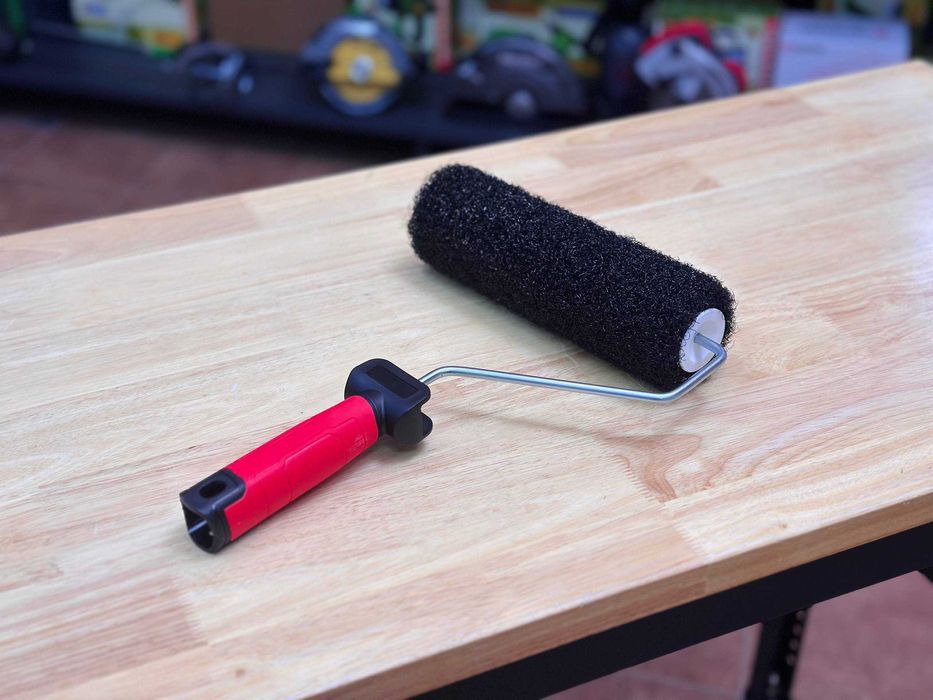 Комплект NOVQO Finish Pro, 3 Шпателя + Валик, нержавіючі, змінні леза