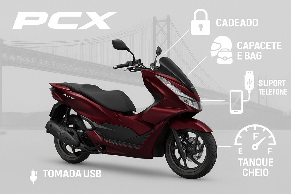 Aluguer Renting PCX 125 - Caiscais/Oeiras