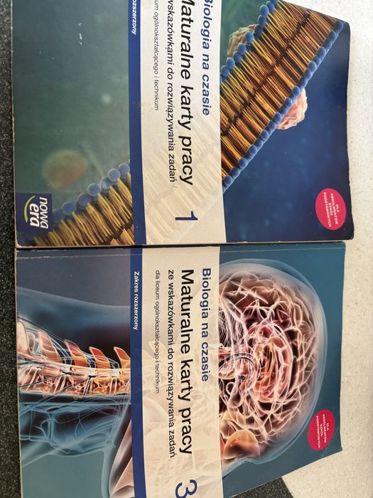Zestaw ksiazek  Maturalne karty pracy 3 Biologia na czasie