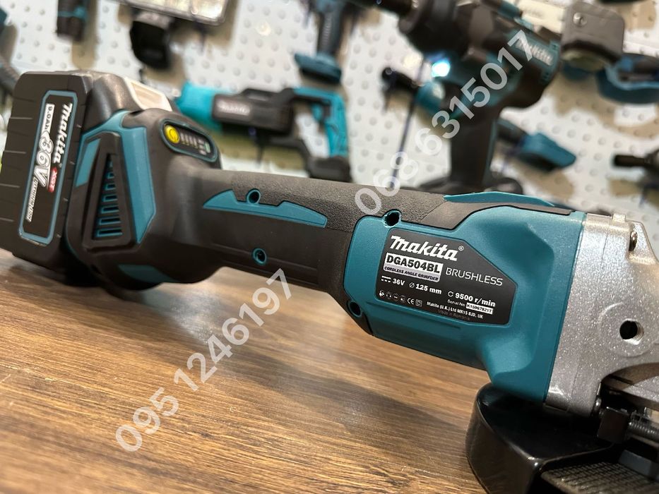 Набор аккумуляторный Makita Болгарка DGA521BL Гайковерт DTW850BL 36V9A