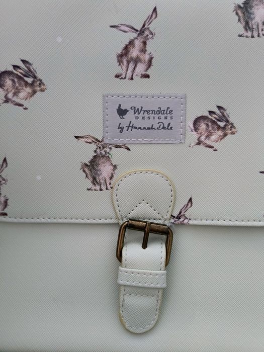Torebka jasnozielona w króliki Wrendale Designs