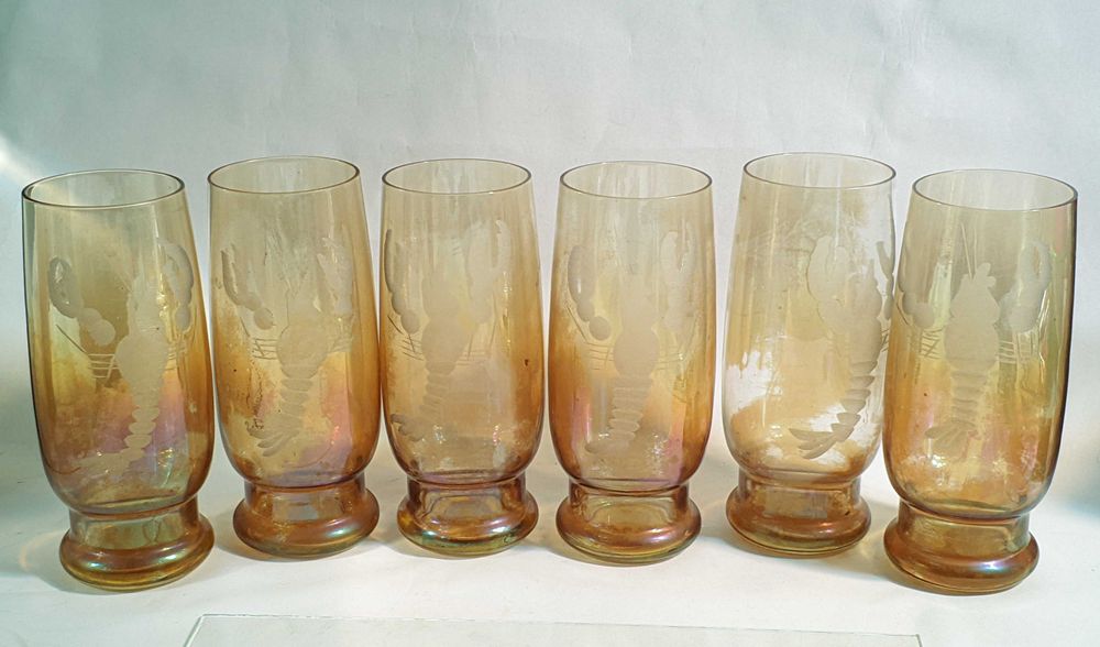 Сервиз пивные бокалы фужеры чашки набор чашек стекло