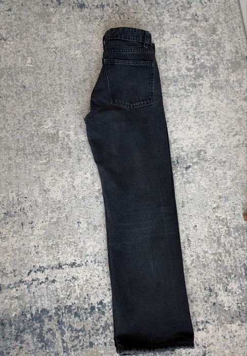 Джинси Zara Wide Leg 36 S чорні широкі