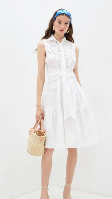 Lauren Ralph Lauren piękna sukienka 100% bawełna XXS 32 letnia