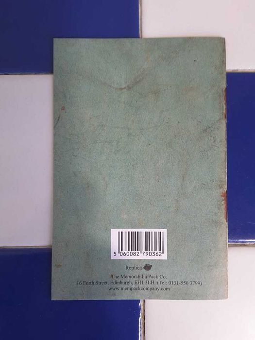 Réplica de Folheto II Guerra Mundial UK "War-Time Cookery"