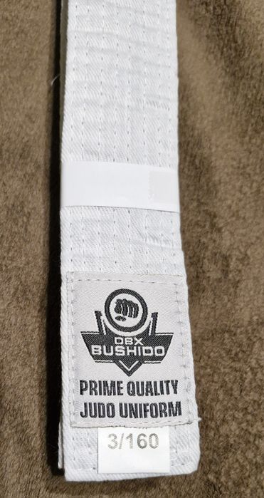 Biały pas judo nowy