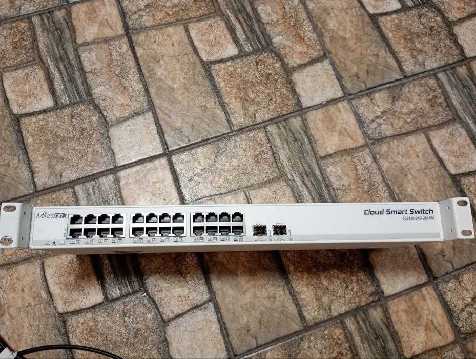 Коммутатор MikroTik Cloud Router Switch  CSS326-24G-2S+RM