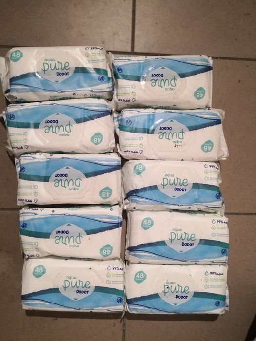Aqua pure Dodot chusteczki nawilżane 99% woda
