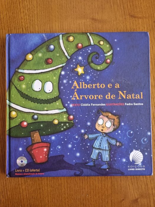 Livro e dvd "Alberto e a arvore de natal"