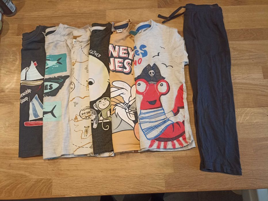 Paka ubranek chłopiec 98-110