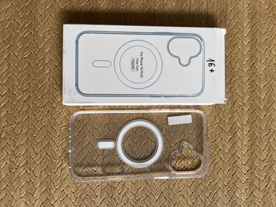 Etui Clear do Apple iPhone 16 Plus/ MagSafe + szkło GRATIS NOWE