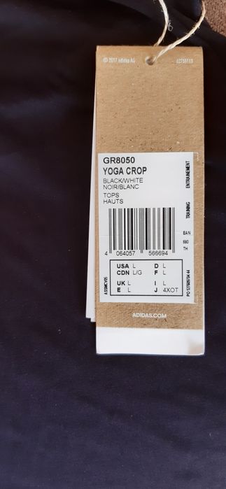 Top czarny Adidas