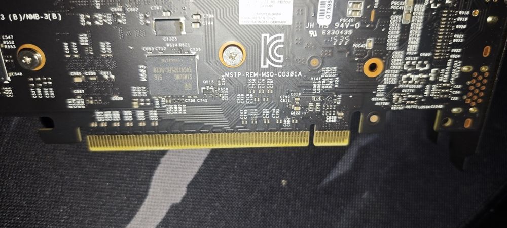 Placa GTX 950 OC 2gb