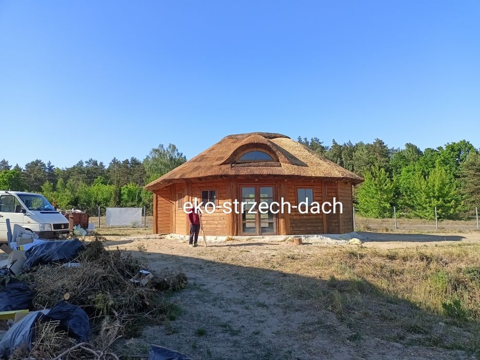 Dachy z trzciny, altana, huśtawka, drewutnia, zadaszenia, studnia,