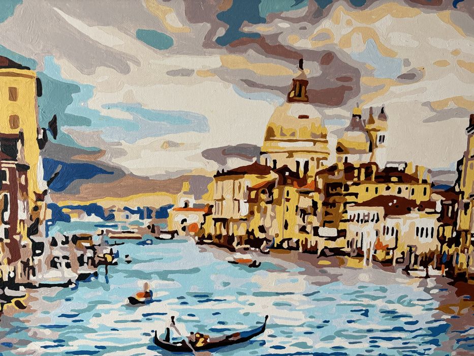 Картина по номерам готова венеція