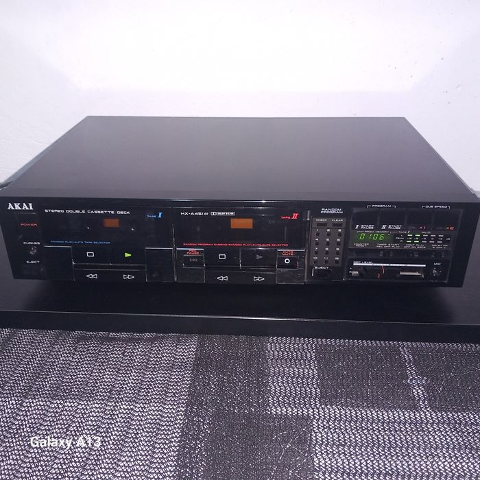 AKAI HX-A451W leitor cassetes muito bom
