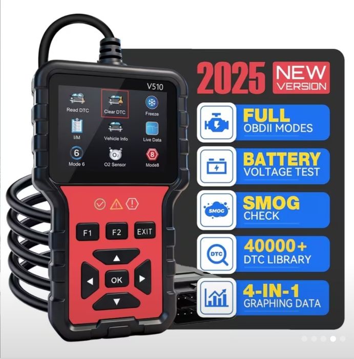Автосканер OBD 2 для діагностіки авто V510 та V518