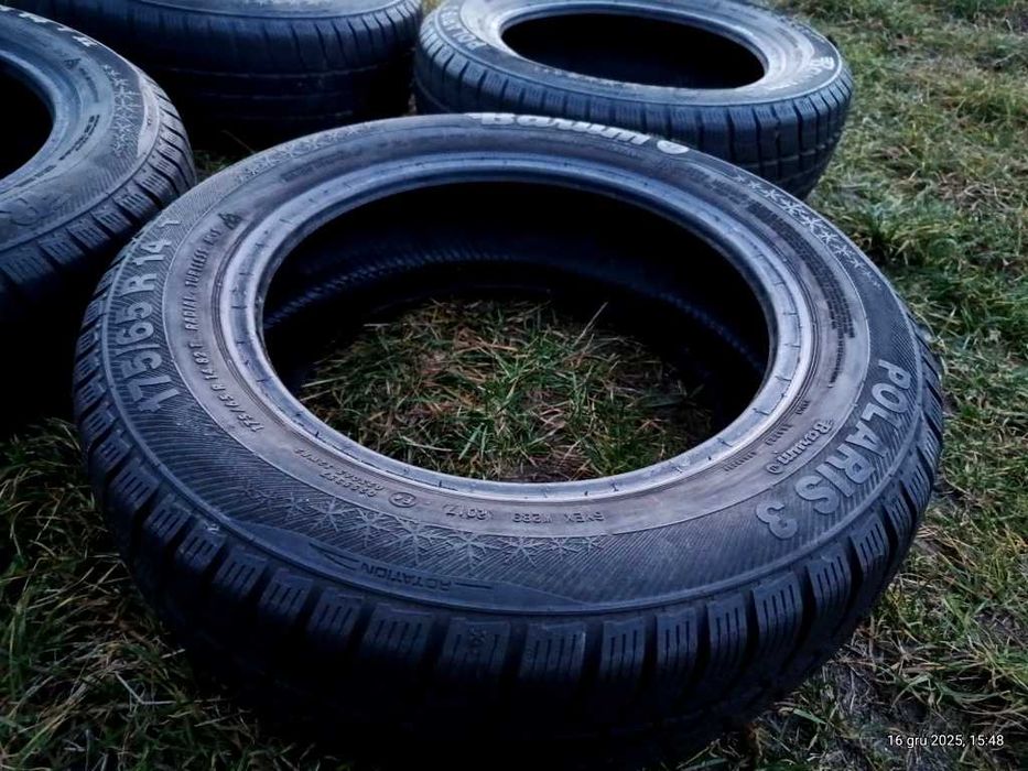 2017r 4Opon Zimowe 175/65 R14 82/86T BARUM Polaris3 M+S Extra Rotation
