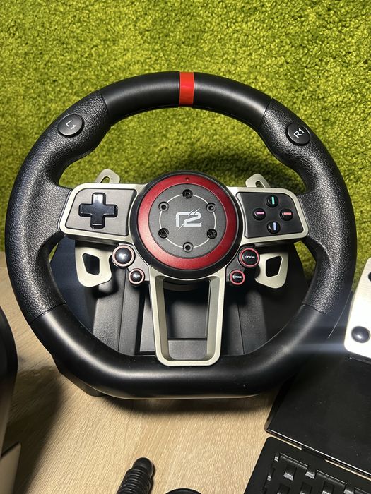 Игровой руль Ready2Gaming Multi System Racing Wheel Pro + Педали КПП  (PC / PS4 / Xbox / Switch) Гарантия !