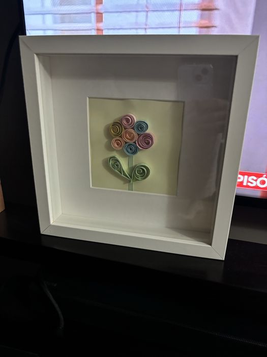 Quadro em quilling paper 25X25cm